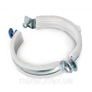 Хомут трубный оцинкованный KOER KC.10.G 4" (110-118) (без анкера) серый (KR2793)