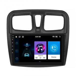 Штатная магнитола Lesko для Renault Sandero II 2013-2018 экран 9" 2+32Gb Wi-Fi Рено Андроид