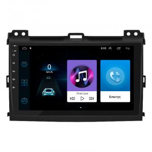 Штатная автомагнитола Lesko Toyota Land Cruiser Prado (2002-2009гг) 9" 1+16GB Wi-Fi Optima GPS Android Тойота