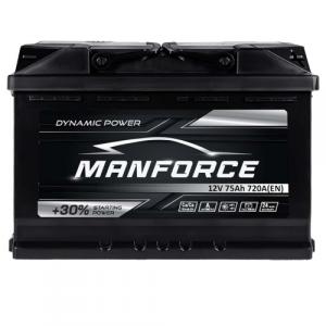 Аккумуляторы для автомобилей / MANFORCE 6СТ - 75Ah 720A