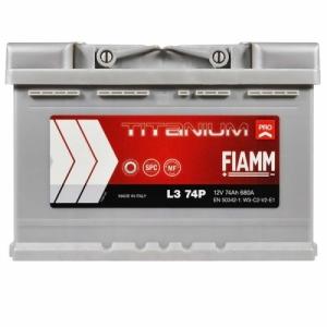 Аккумуляторы для автомобилей / FIAMM TITANIUM PRO 74Ah 680A