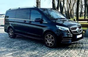 Mercedes-Benz V-Class мікроавтобус на весілля з водієм в Києві