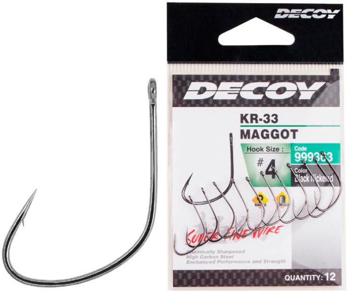 Фото  Крючок Decoy KR-33 Maggot #14 (16 шт/уп)