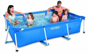 Сборный каркасный прямоугольный бассейн Intex 28270 (Интекс 58983) 220см-150см-60см