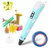  Крутая 3D-Ручка С Lcd Экраном 3Dpen Полный Набор Пластик И Трафареты Голубой - Детские наборы для творчества на рынке Барабашова