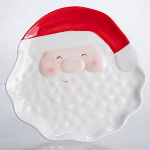 Блюдо сервірувальне новорічне Santa Claus 27×21 (см) з порцеляни CR-1-32