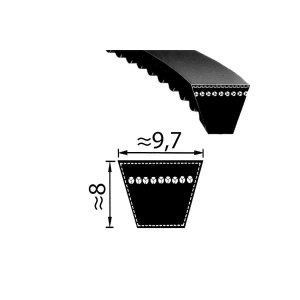 Pas XPZ 1060 - Optibelt