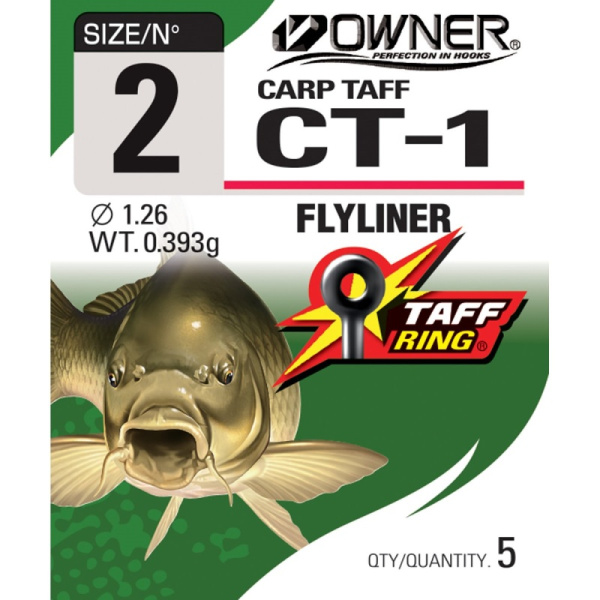 Zdjęcie HACZYKI, Hak Owner Haczyk Carp Taff HO-CT1 size 2