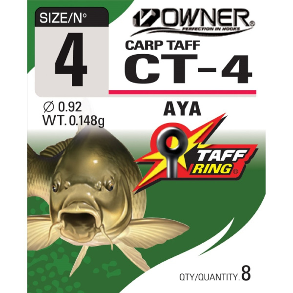 Zdjęcie HACZYKI, Hak Owner Haczyk Carp Taff HO-CT4 size 2