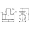 Тройник SD Forte 1/2" ВНВ SF36415 — купити в Україні