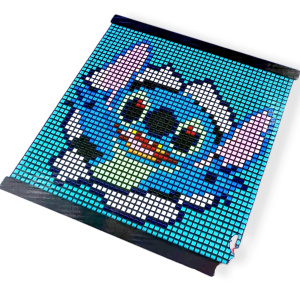 MOZAIKA DIAMENTOWA LILO I STICH KORALIKI HAFT DIAMENTOWY OBRAZEK STITCH