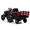 Traktor z Przyczepą na akumulator BDM0925 Czerwony - Kraków