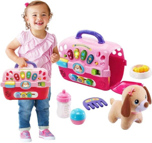 VTECH KUFEREK TRANSPORTEREK INTERAKTYWNY PIESEK PL
