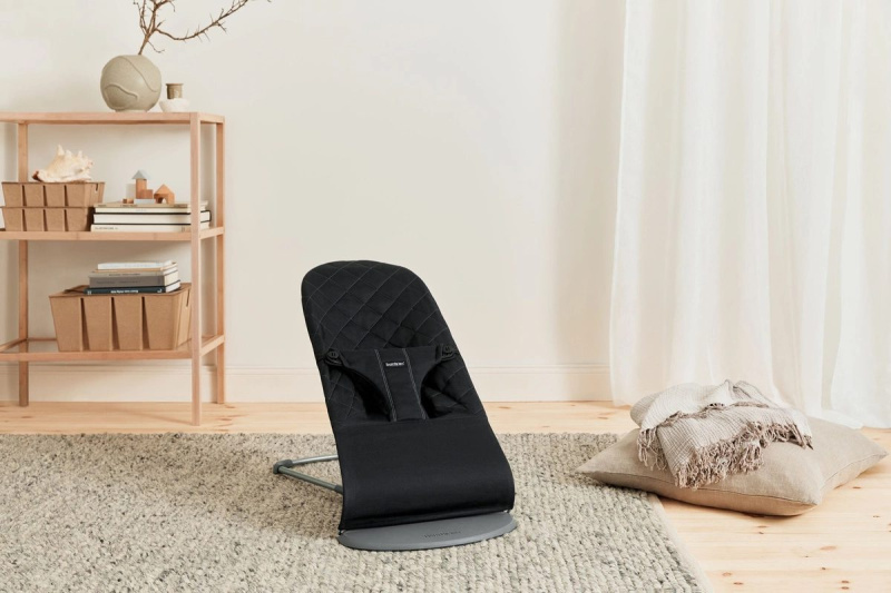 Zdjęcie Marki, BabyBjorn BABYBJORN - leżaczek BLISS Woven, Czarny