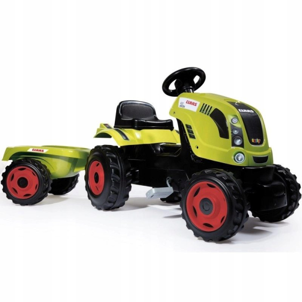 Zdjęcie Zabawki, Samochody i Pojazdy Smoby Traktor Na Pedały Claas z Przyczepką