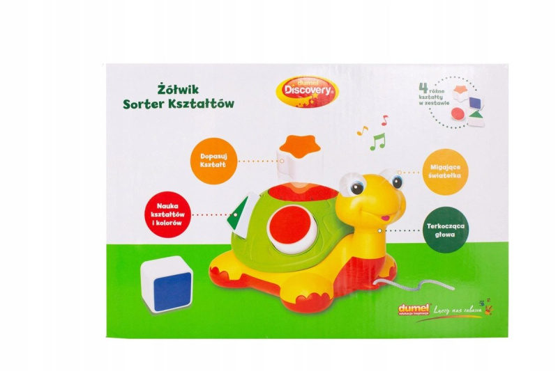 Zdjęcie Zabawki, Dla Niemowlaka DUMEL Żółwik Sorter Kształtów od 12 m-c
