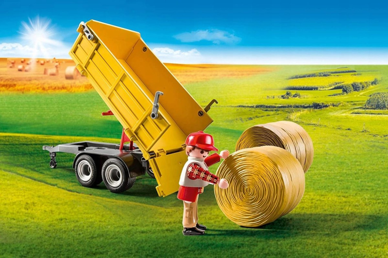 Zdjęcie Zabawki, Klocki Playmobil 9317 Wielki traktor z przyczepą