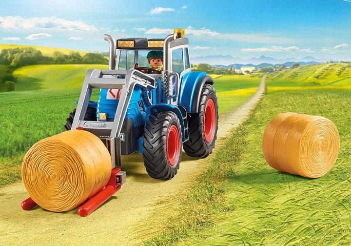 Zdjęcie Zabawki, Klocki Playmobil Duży traktor z akcesoriami 71004