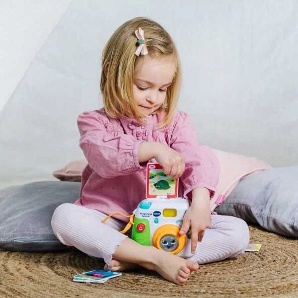 Zdjęcie Zabawki, Edukacyjne VTECH Interaktywny aparacik pstryk dźwięk 61587