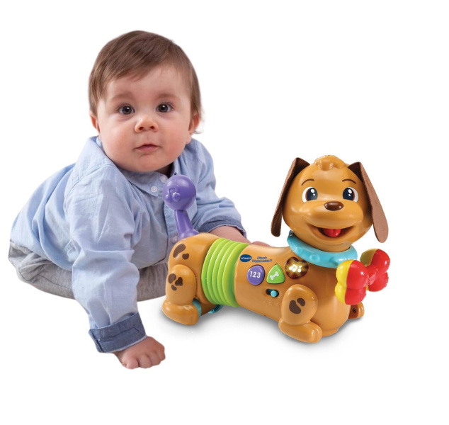 Zdjęcie Zabawki, Edukacyjne VTECH interaktywny Piesek Wędrowniczek chodzi 12m+