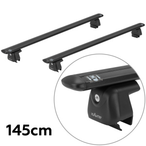 Кросбар/рейлінги ROAHTRIP Heavy-duty 150/300 кг, Airfoi Aluminum, кріплення Raised Side Rails