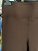 Modelujące legginsy PREMIUM czekoladowe SLIM RETURN - Damskie spodnie sportowe
