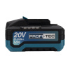  Акумуляторна батарея PROFI-TEC PT2080VX (20 В / 8.0 Аг, високострумова, з індикатором) Акумулятори для акумуляторного інструменту в Черновцах