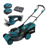 Акційний КОМПЛЕКТ PROFI-TEC: Акумуляторна газонокосарка EcoCut 51 Pro 40 В (2×20 В) + Акумуляторні ножиці-кущорізи PHT1110 + 2×PT2080EP (8.0 Аг), ЗП Q