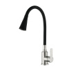 Кухонний змішувач Mixxus DAX-011 REFL.Black із силіконовим виливом MI6559