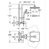  Душова система Grohe Tempesta System 250 Cube з термостатом 26691001 Душові набори та системи в Черновцах