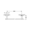  Grohe Essentials Cube Тримач для банного рушника 600 мм (40509AL1) Тримачі для рушників в Черновцах