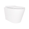 Унітаз підвісний Qtap Scorpio безободковий Ultra Quiet з сидінням Soft-close QT14332380ASW