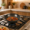  Сковорода Wok 30 см Benson (26X-285) алюминиевая с антипригарным покрытием, ручка на клепках, для всех видов плит и индукции - Сковородки, сотейники, жаровни на рынке Барабашова
