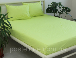 Простирадло на гумці + наволочки 180х200х20 Sunny Lime
