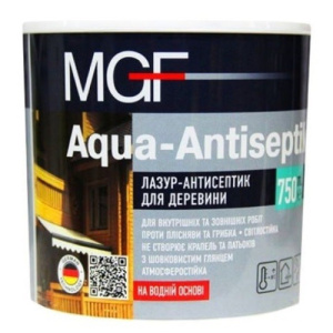 Лазур для дерева MGF Aqua-Antiseptik (Тік) 0,75л