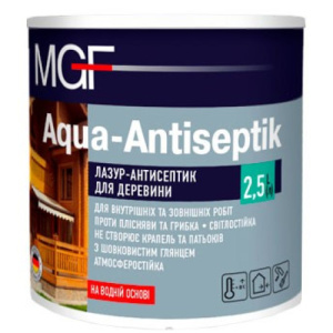 Лазур для дерева MGF Aqua-Antiseptik (Тік) 2,5л