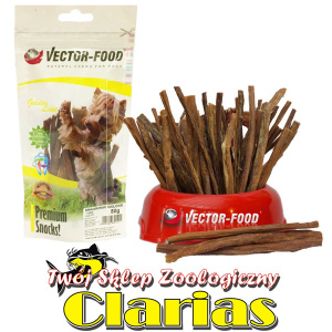 Vector-Food Makaroniki wołowe YORK 50g Y17 - delikatny przysmak wołowy