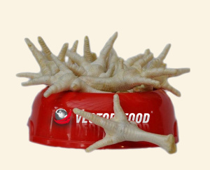 Vector-Food kurze łapki stopki suszone 20szt B19 - Naturalny gryzak dla psa