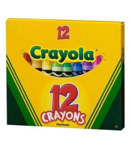 Kredki świecowe bezpieczne 12 kolorów CRAYOLA