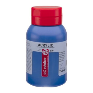 Farba akrylowa Talens 750 ml Niebieski Ftalowy- 570