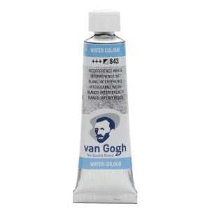 Farba akwarelowa Van Gogh 10 ml- Biały Interferencyjny 843