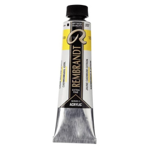 Farba akrylowa Rembrandt 40 ml Żółty Cytrynowy Kadmowy 207- seria 3