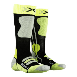 Skarpety narciarskie dziecięce X-Socks Ski Junior 4.0 Melange Lime - OUTLET