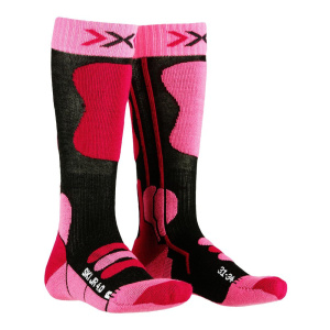 Skarpety narciarskie dziecięce X-Socks Ski Junior 4.0 Fluo Pink - OUTLET