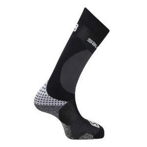 Skarpety narciarskie dziecięce Salomon X-Max2 Jr Black White - OUTLET