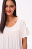 Sukienka Moss Plus Size Ecru - Warszawa