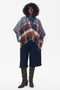 Ponczo Damskie AW24 #11 BS Krata Pepitka
