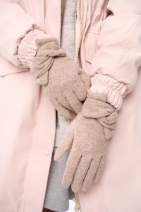 Rękawiczki Damskie AW24 #2 BS Beż Melanż