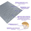  Панель 3D Silver 700*700*6mm (D) SW-00001951 - Декоративные панели на рынке Барабашова