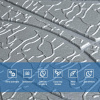  Панель 3D Silver 700*700*6mm (D) SW-00001951 - Декоративные панели на рынке Барабашова